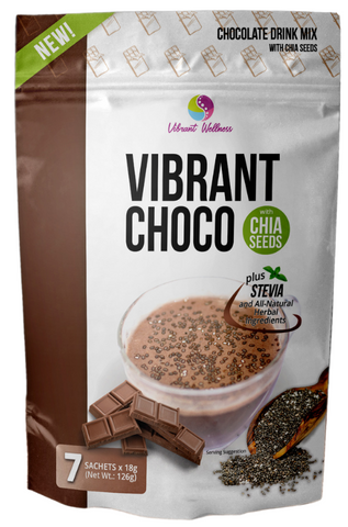 Vibrant Choco with Chia Seeds