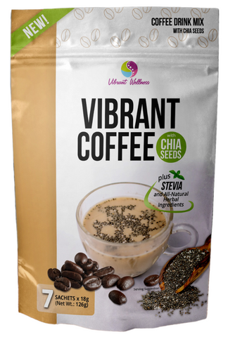Vibrant Coffee with Chia Seeds